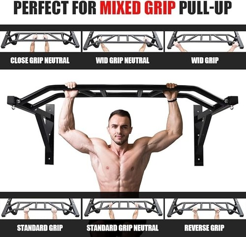 Door pull bar multi grip - door,