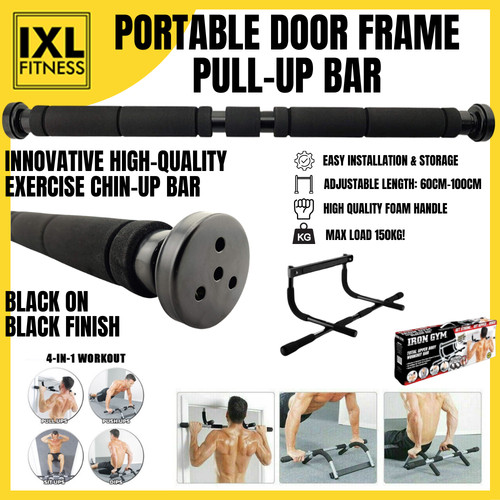 Pull bar doorway chin up - up,