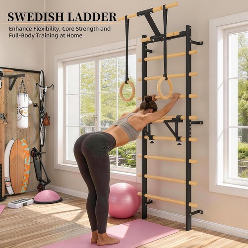 Wall mounted swedish - swedish, ladder